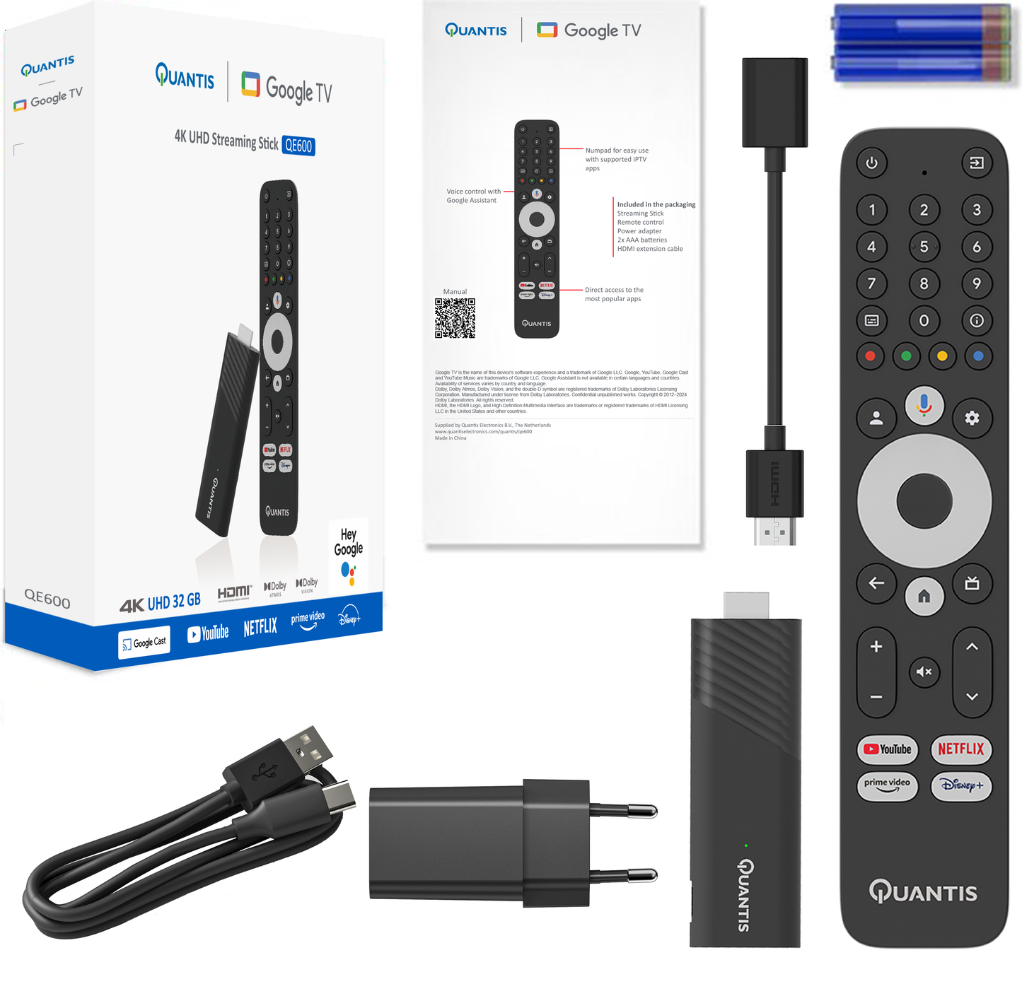 Quantis QE 600 - Chromecast - Streaming Stick