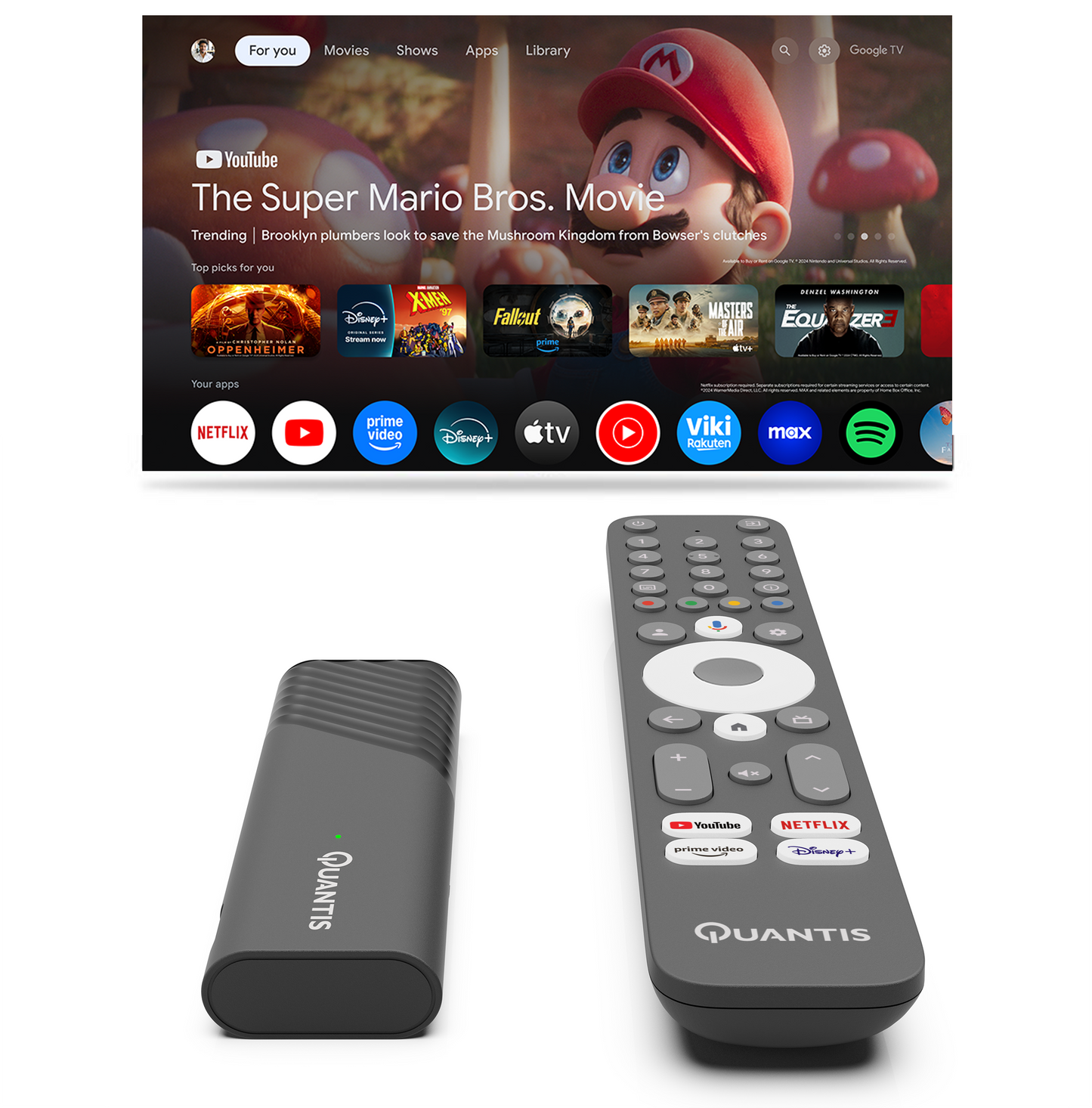 Quantis QE 600 - Chromecast - Streaming Stick