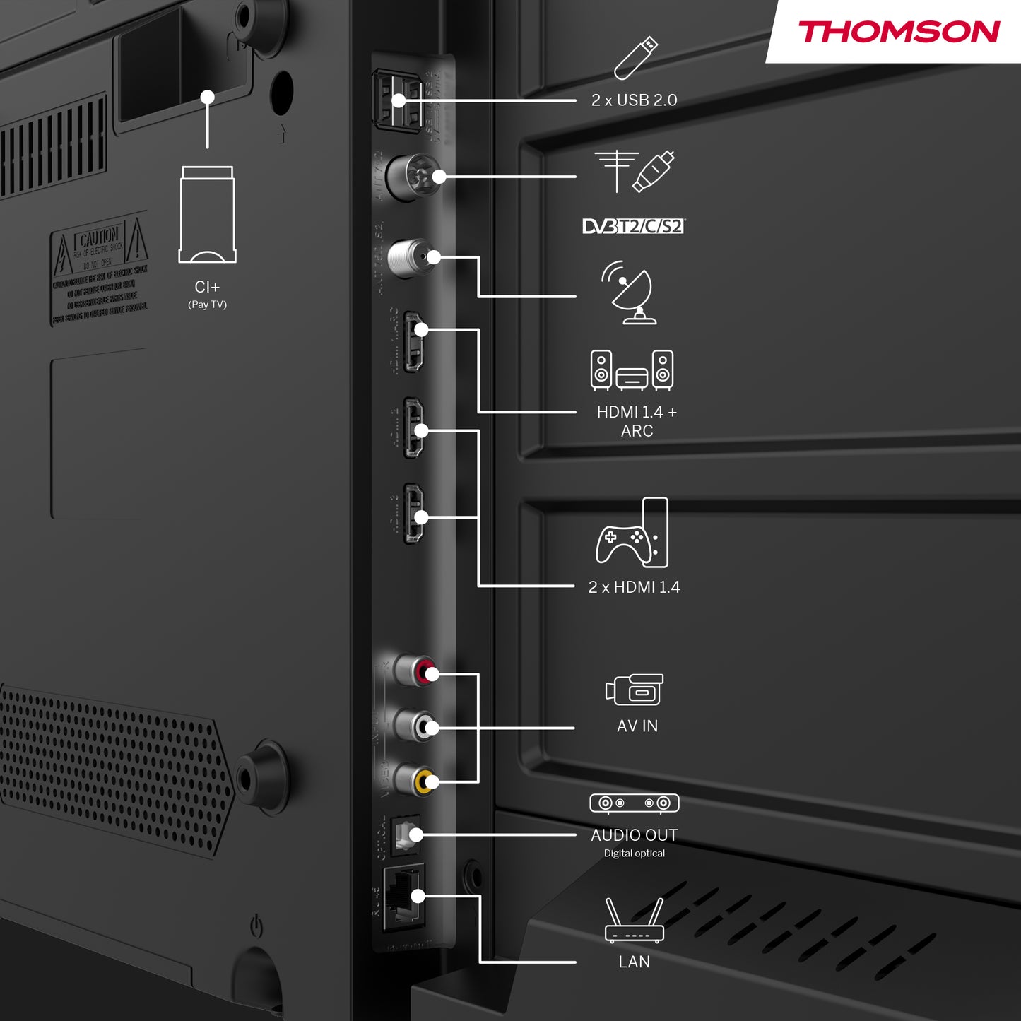 Thomson Google FULL HD QLED SMART TV - 32QG4S14