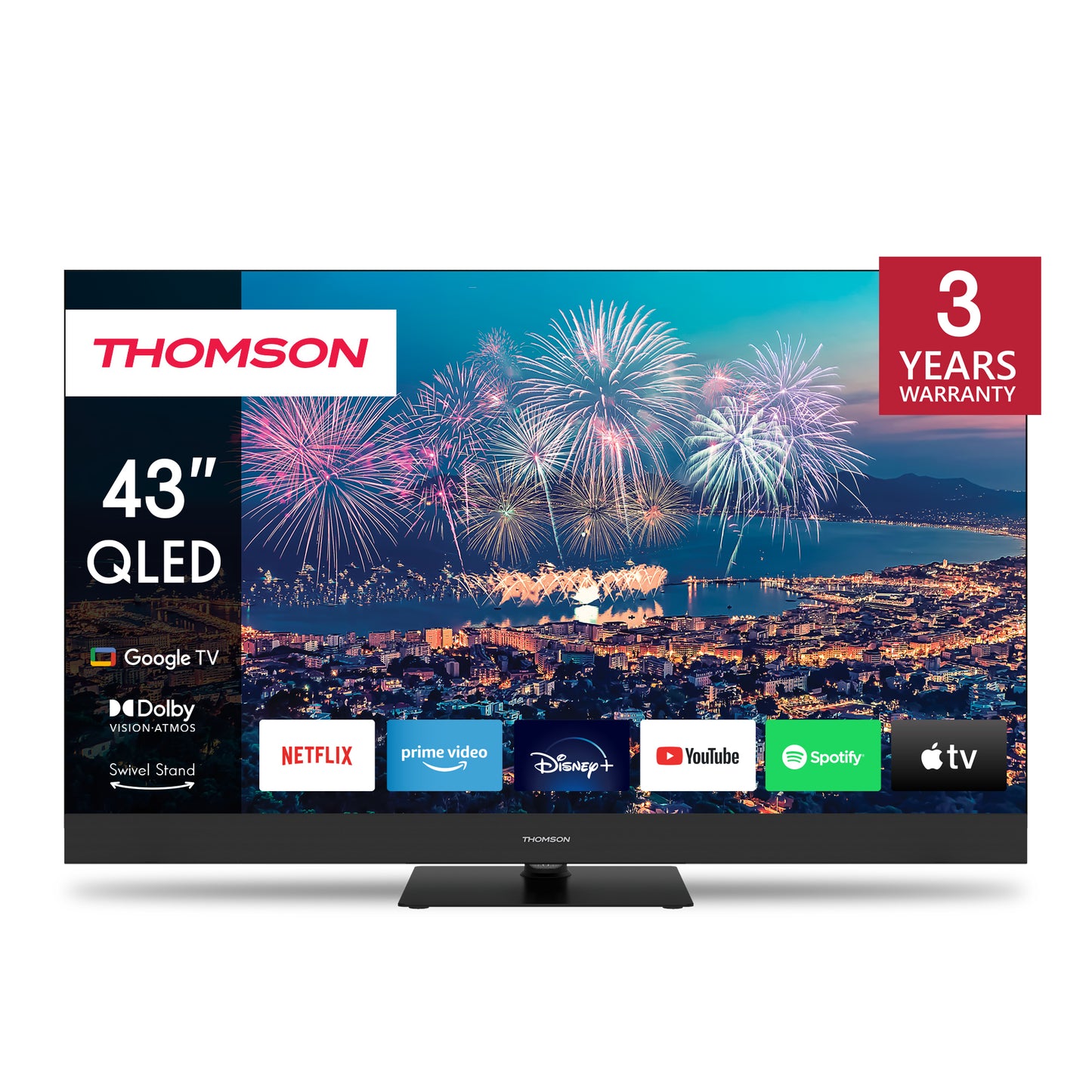 Thomson Google 4K ULTRA HD QLED SMART TV - 43QG6C14