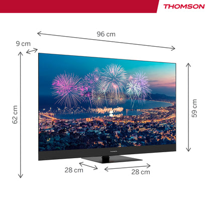 Thomson Google 4K ULTRA HD QLED SMART TV - 43QG6C14