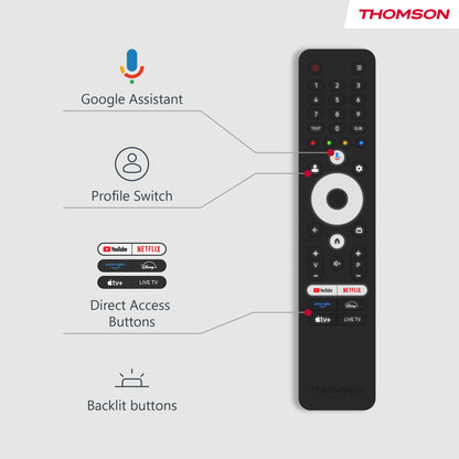 Thomson Google 4K ULTRA HD QLED SMART TV - 43QG6C14